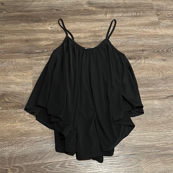 So Nikki Girl’s Black Flow Tank Top - Size Large - Picture 1 of 3